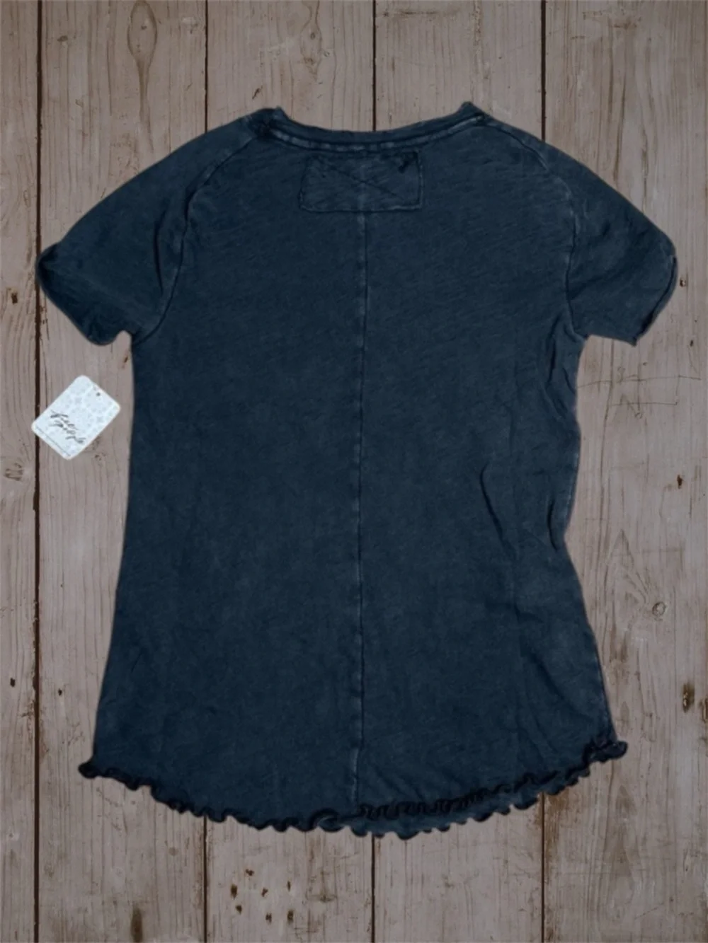 Free People Be My Baby Tee NWT We The Free Black - Picture 4 of 7